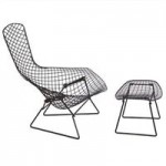 vintage original 1954 bertoia knoll brid chair and ottoman