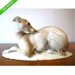 vintage rosenthal porcelain whippet