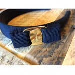 vintage salvatore ferragamo grosgrain headband