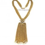 vintage tassel necklace