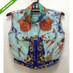 vintage versace sleeveless jacket