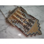 vintage whiting and davis mesh handbag