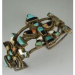 vintage zuni knifewing bracelet