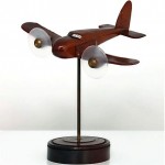 vintage french art deco airplane model