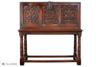 antique 19th century drop front desk