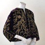 antique 19th century gold embroidered velvet jacket