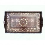 antique anglo indian inlaid tray