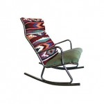 intage mid-century reupholstered tuolumne rocker