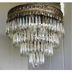 vintage 1920s wedding cake chandelier