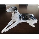 vintage 1929 rosenthal russian wolfhound porcelain figurine