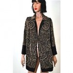 vintage 1930s soutache coat