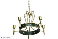 vintage 1950s jansen chandelier