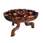 vintage 1950s kulani prison hawaiian koa wood lazy susan