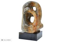 vintage 1960s koldorf abstract stone sculpture