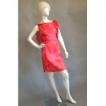 vintage 1960s silk chiffon dress