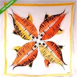 vintage 1962 vera cotton fish scarf