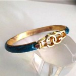 vintage 1970s gucci snakeskin bracelet