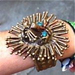 vintage 1970s pal kepenyes bronze lion bracelet