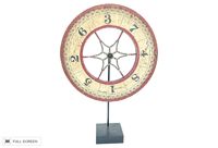 vintage double sided game wheel display