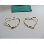 vintage elsa peretti for tiffany 18k open heart earrings