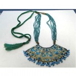 vintage enamel necklace