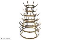 vintage french vintners rack