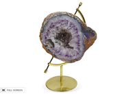 vintage geode with stand