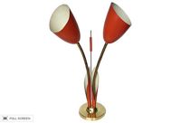 vintage gooseneck cattails lamp