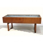 vintage illum wikkelsoe danish modern teak planter