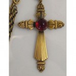 vintage joseff of hollywood cross necklace