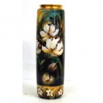 vintage large pickard studios limoges vases