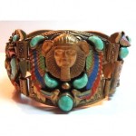 vintage max neiger egyptian revival bracelet