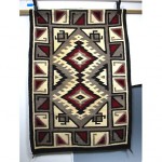 vintage navajo hand woven wool rug blanket