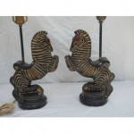 vintage pair frederick weinberg lamps