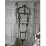 vintage shabby chic metal tole wall shelf