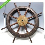 vintage ships wheel