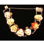 vintage toshikane gods of fortune bracelet