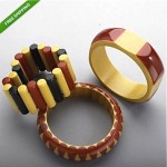 vintage trio bakelite bracelets