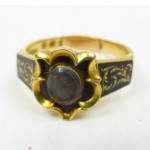 vintage victorian mourning ring