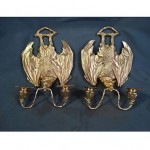 vintage vincent mulford bat sconces