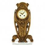 anatique french art nouveau mantel clock