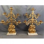 antique 1850s brass candelabra daniel boone