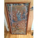 antique 1880s chinese large silk embroidery