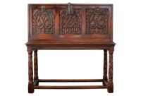 antique 19th century english drop-front desk