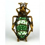 antique victorian bug brooch