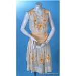 vintage 1920s embroidered cotton dress