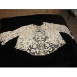 vintage 1920s irish crochet lace jacket