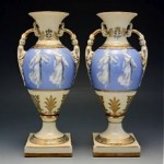 vintage 1930s noritake nippon porcelain urns