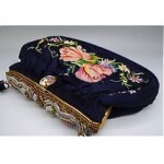 vintage 1930s saks fifth avenue embroidered limoges purse