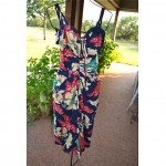 vintage 1940s floral sundress